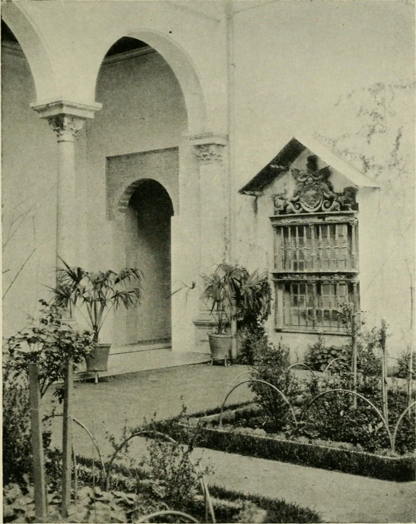 An illustration from Spanish architecture of the sixteenth century; general view of the plateresque and Herrera styles, 1917, leaf 278