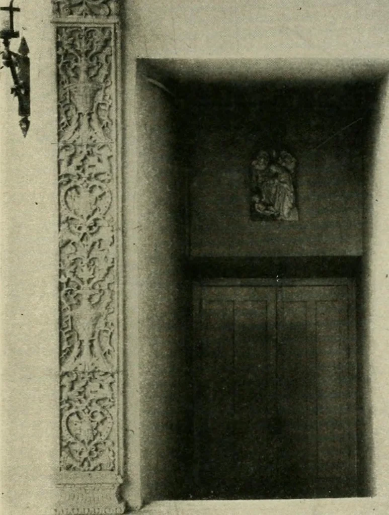 An illustration from Spanish architecture of the sixteenth century; general view of the plateresque and Herrera styles, 1917, leaf 286