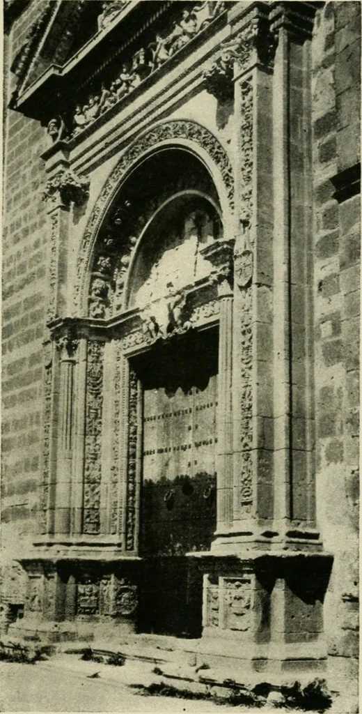 An illustration from Spanish architecture of the sixteenth century; general view of the plateresque and Herrera styles, 1917, leaf 294