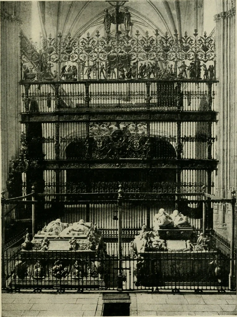 An illustration from Spanish architecture of the sixteenth century; general view of the plateresque and Herrera styles, 1917, leaf 300