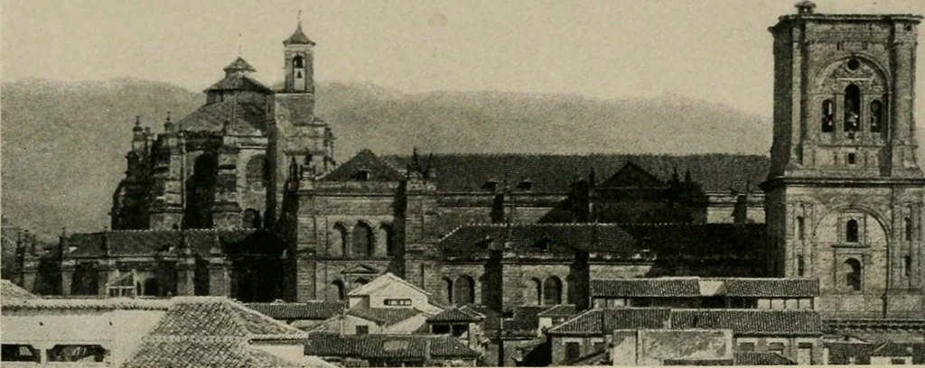 An illustration from Spanish architecture of the sixteenth century; general view of the plateresque and Herrera styles, 1917, leaf 315