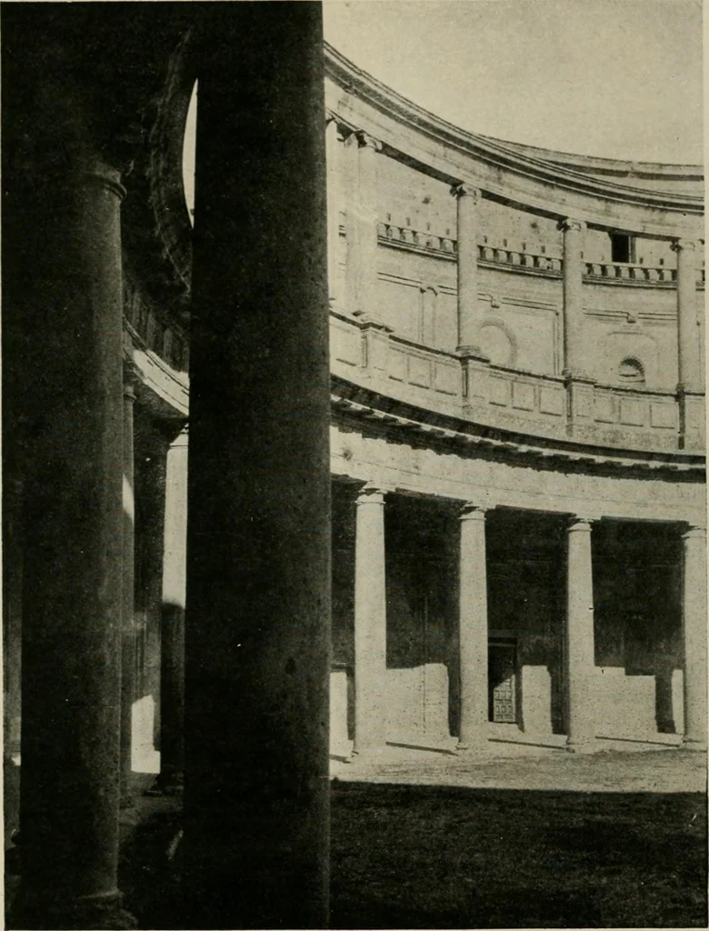 An illustration from Spanish architecture of the sixteenth century; general view of the plateresque and Herrera styles, 1917, leaf 333