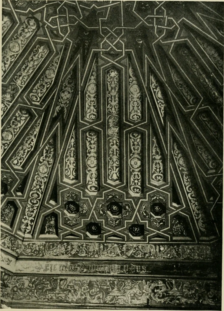 An illustration from Spanish architecture of the sixteenth century; general view of the plateresque and Herrera styles, 1917, leaf 338