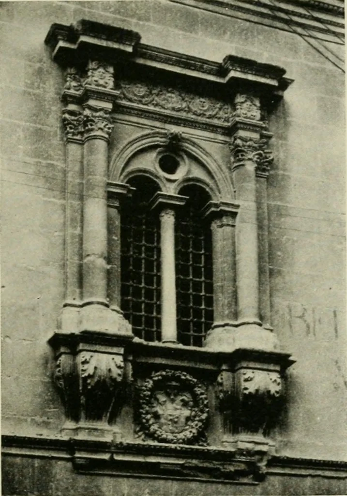An illustration from Spanish architecture of the sixteenth century; general view of the plateresque and Herrera styles, 1917, leaf 344