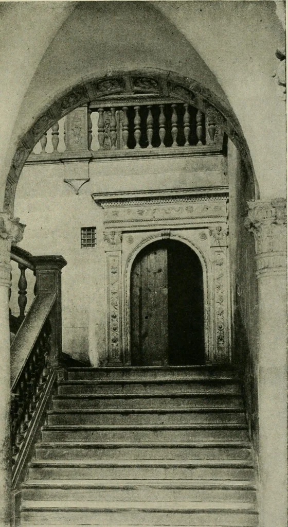 An illustration from Spanish architecture of the sixteenth century; general view of the plateresque and Herrera styles, 1917, leaf 346