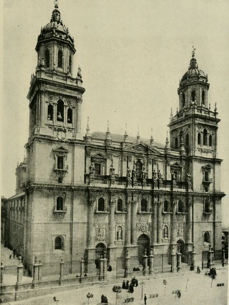 An illustration from Spanish architecture of the sixteenth century; general view of the plateresque and Herrera styles, 1917, leaf 350