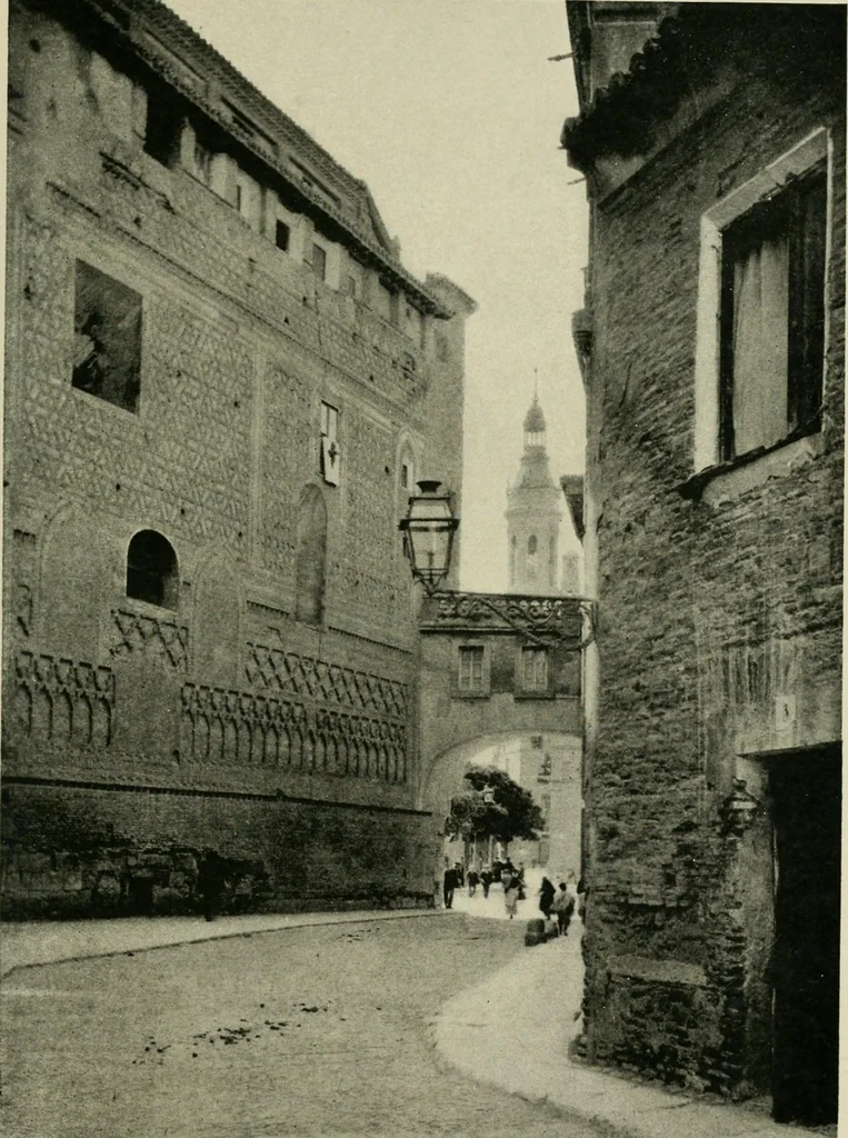 An illustration from Spanish architecture of the sixteenth century; general view of the plateresque and Herrera styles, 1917, leaf 366