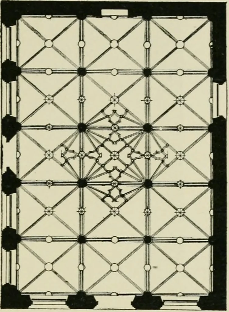 An illustration from Spanish architecture of the sixteenth century; general view of the plateresque and Herrera styles, 1917, leaf 378