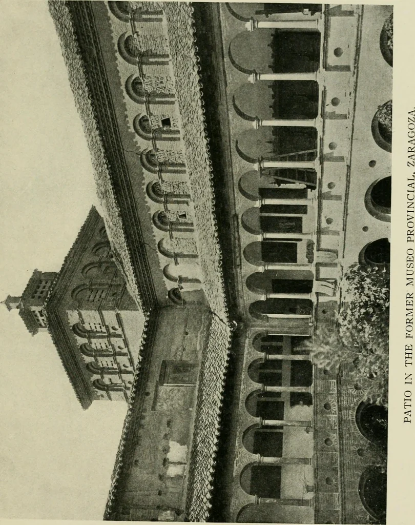An illustration from Spanish architecture of the sixteenth century; general view of the plateresque and Herrera styles, 1917, leaf 386