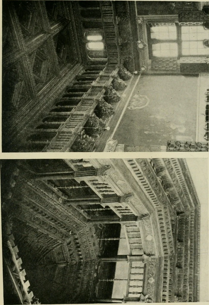 An illustration from Spanish architecture of the sixteenth century; general view of the plateresque and Herrera styles, 1917, leaf 394