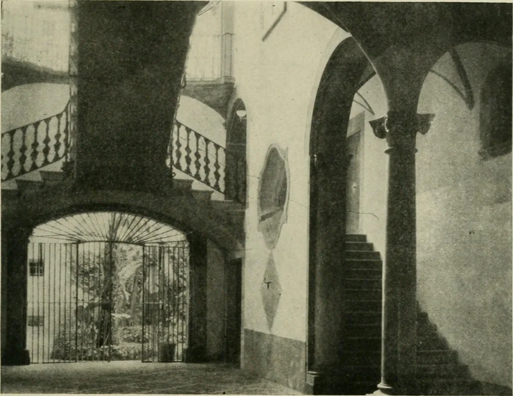 An illustration from Spanish architecture of the sixteenth century; general view of the plateresque and Herrera styles, 1917, leaf 400