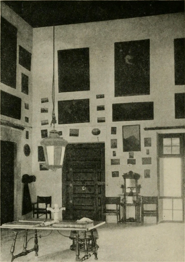 An illustration from Spanish architecture of the sixteenth century; general view of the plateresque and Herrera styles, 1917, leaf 405