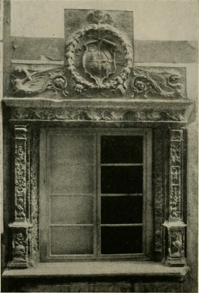 An illustration from Spanish architecture of the sixteenth century; general view of the plateresque and Herrera styles, 1917, leaf 411
