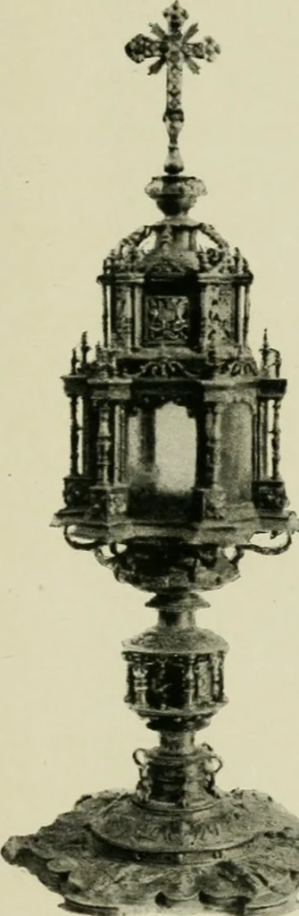 An illustration from Spanish architecture of the sixteenth century; general view of the plateresque and Herrera styles, 1917, leaf 44