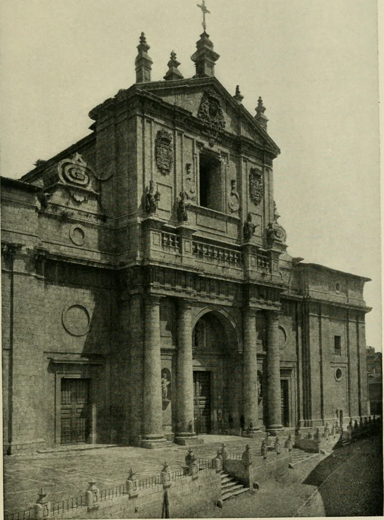 An illustration from Spanish architecture of the sixteenth century; general view of the plateresque and Herrera styles, 1917, leaf 454