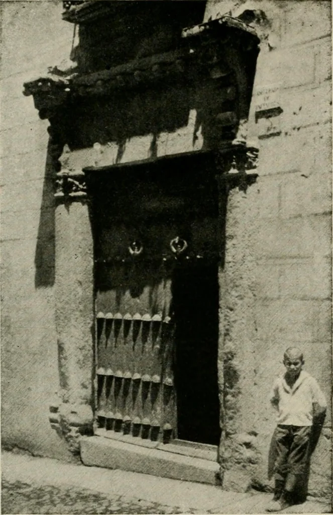 An illustration from Spanish architecture of the sixteenth century; general view of the plateresque and Herrera styles, 1917, leaf 67