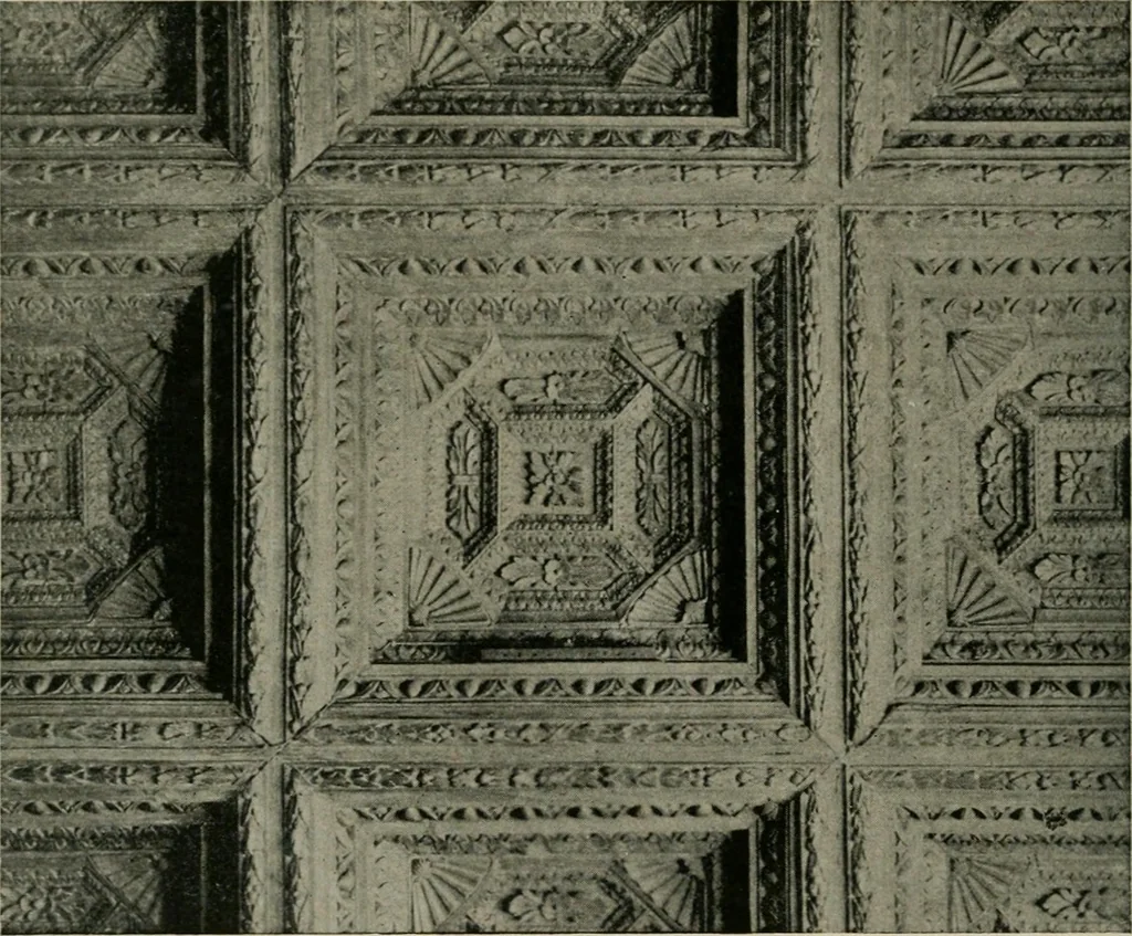 An illustration from Spanish architecture of the sixteenth century; general view of the plateresque and Herrera styles, 1917, leaf 93