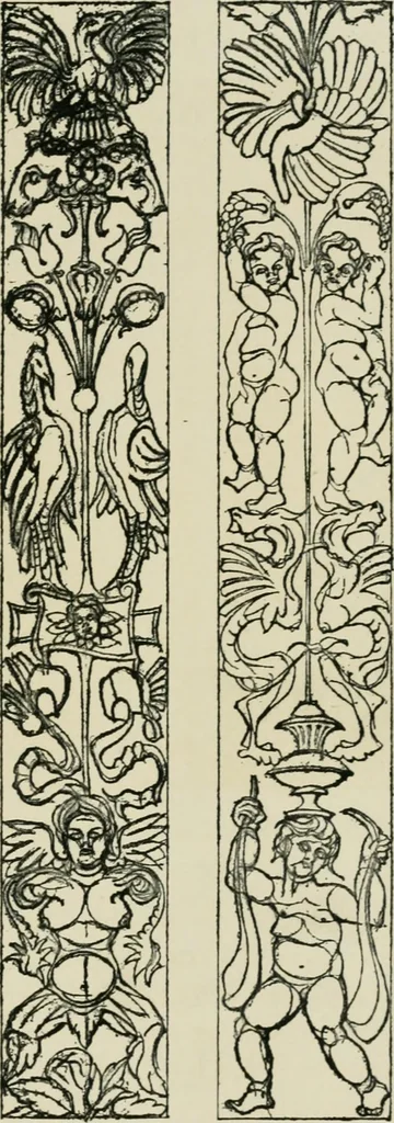 An illustration from Spanish architecture of the sixteenth century; general view of the plateresque and Herrera styles, 1917, leaf 94