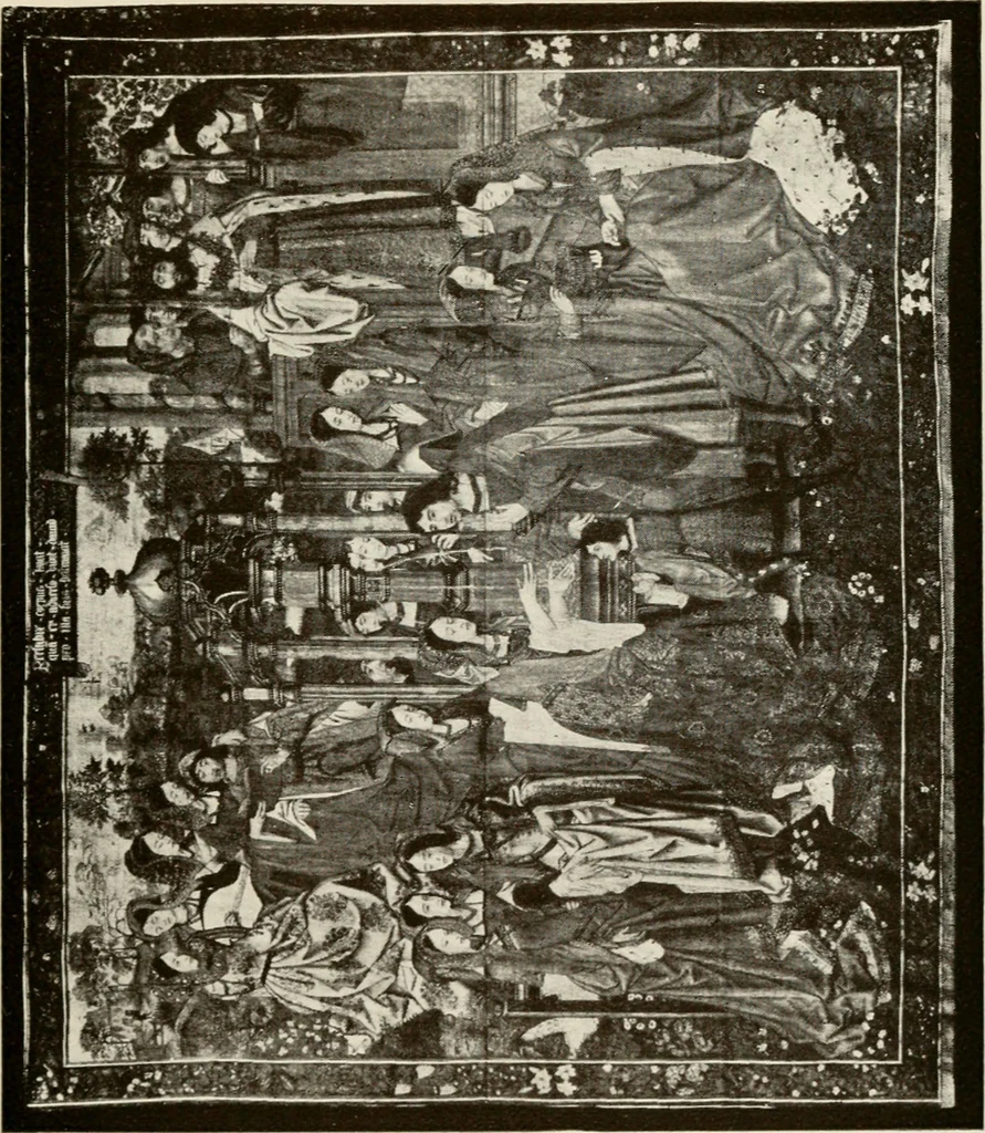 An illustration from The Spanish royal tapastries, 1921, leaf 100