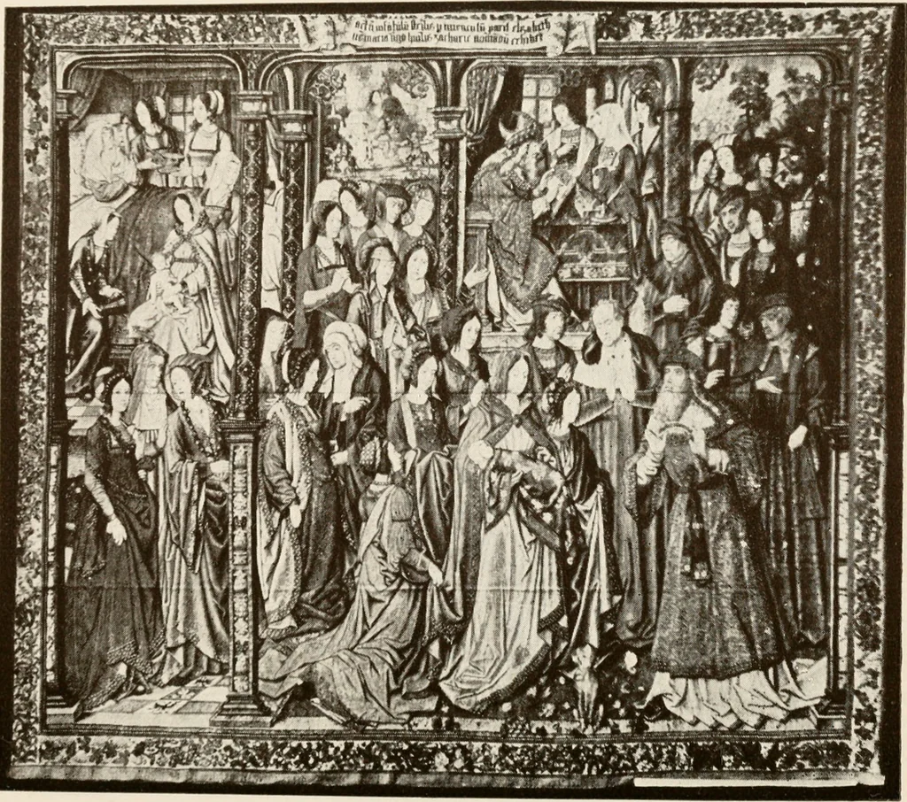 An illustration from The Spanish royal tapastries, 1921, leaf 103