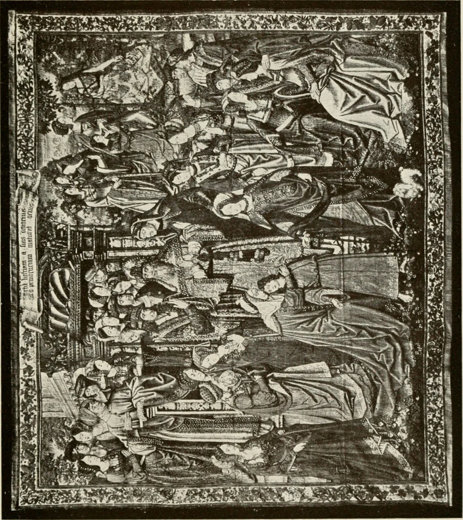 An illustration from The Spanish royal tapastries, 1921, leaf 104