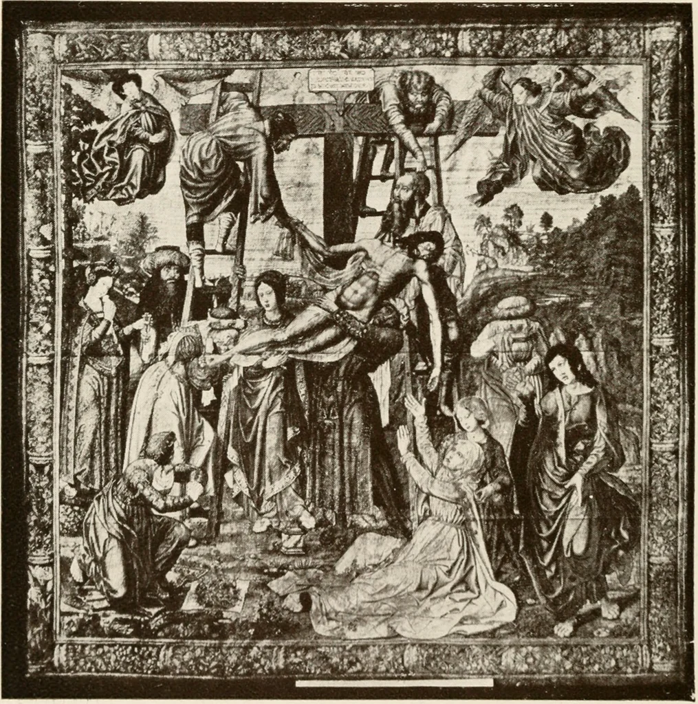 An illustration from The Spanish royal tapastries, 1921, leaf 109