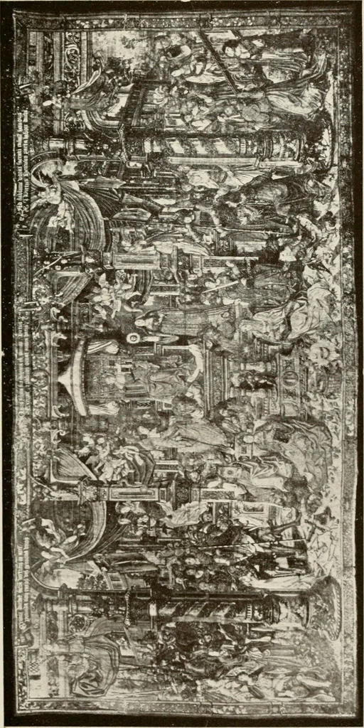An illustration from The Spanish royal tapastries, 1921, leaf 114