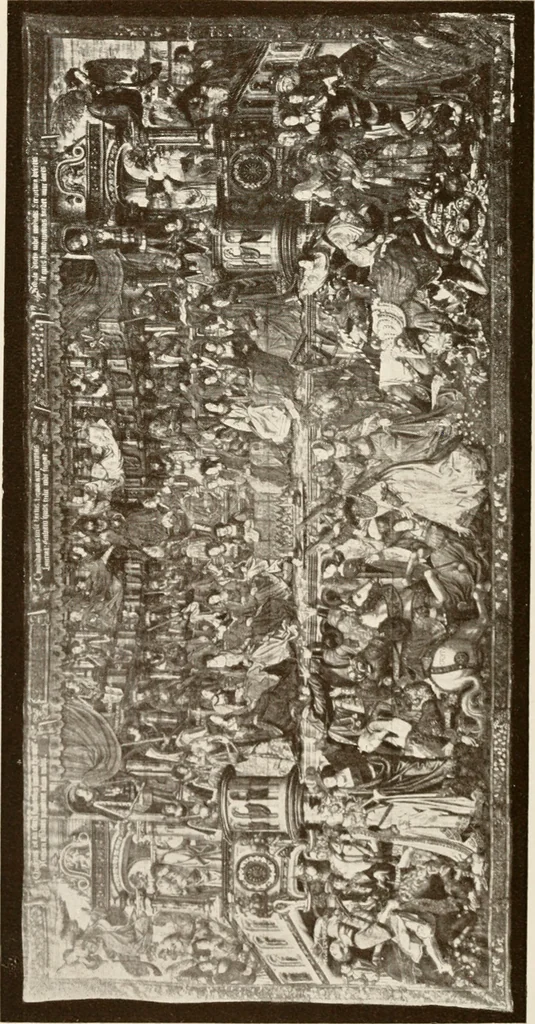 An illustration from The Spanish royal tapastries, 1921, leaf 115