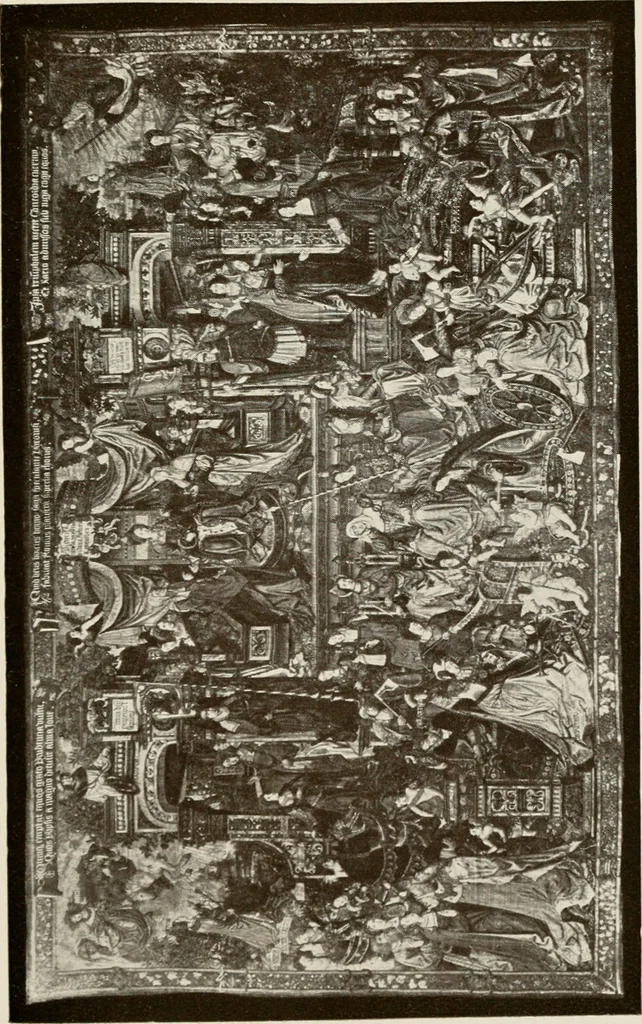 An illustration from The Spanish royal tapastries, 1921, leaf 116