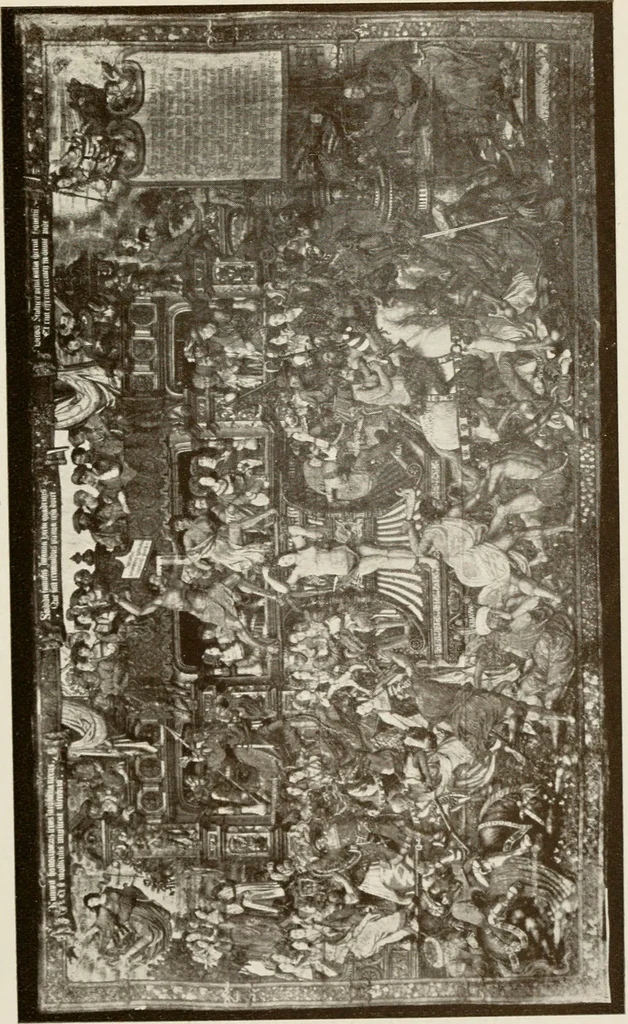 An illustration from The Spanish royal tapastries, 1921, leaf 118