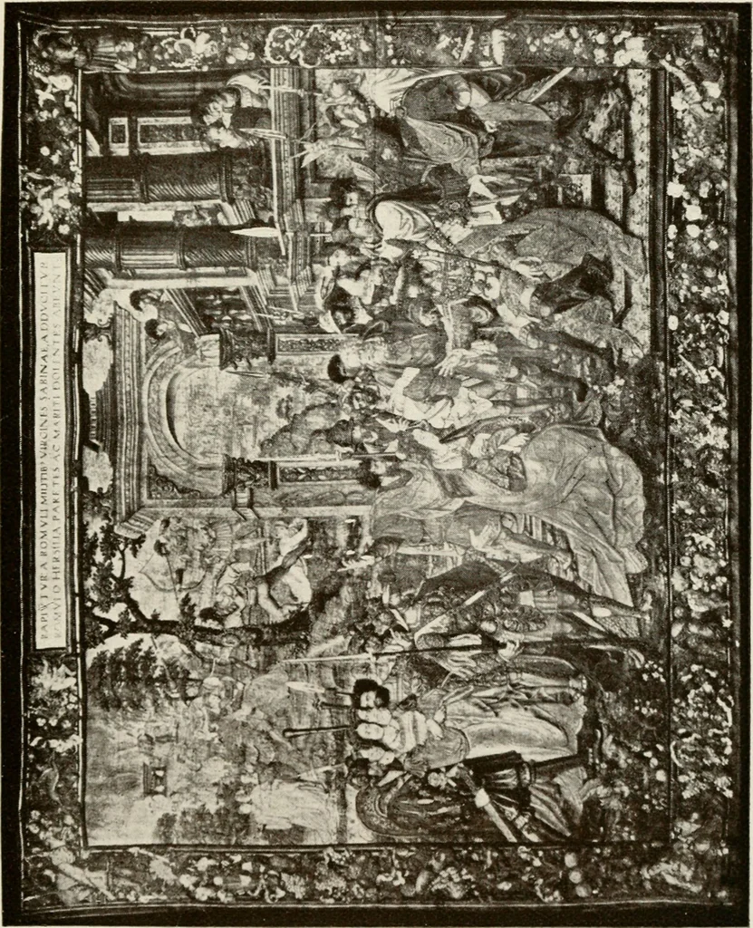 An illustration from The Spanish royal tapastries, 1921, leaf 126