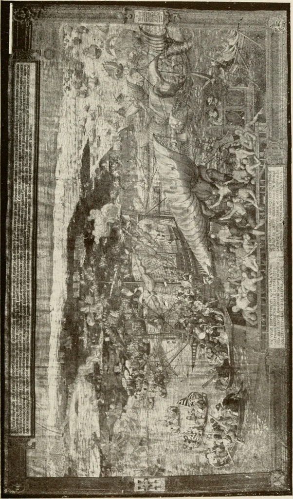 An illustration from The Spanish royal tapastries, 1921, leaf 130