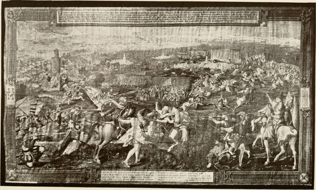 An illustration from The Spanish royal tapastries, 1921, leaf 131