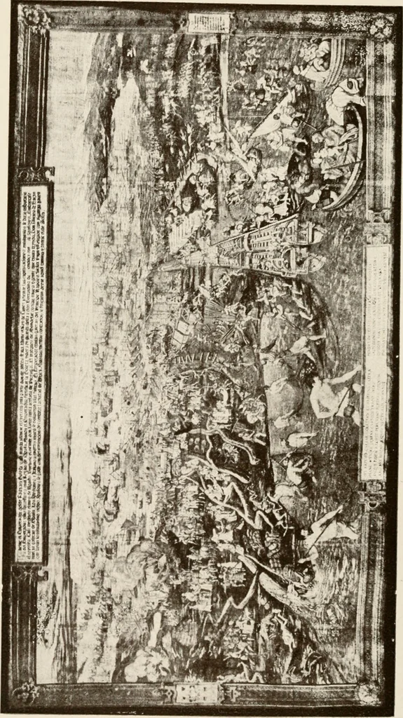 An illustration from The Spanish royal tapastries, 1921, leaf 137