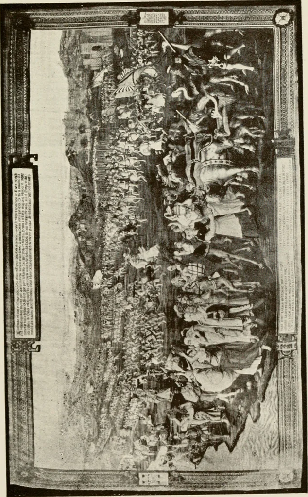 An illustration from The Spanish royal tapastries, 1921, leaf 138