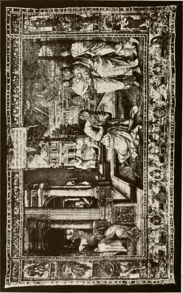 An illustration from The Spanish royal tapastries, 1921, leaf 139
