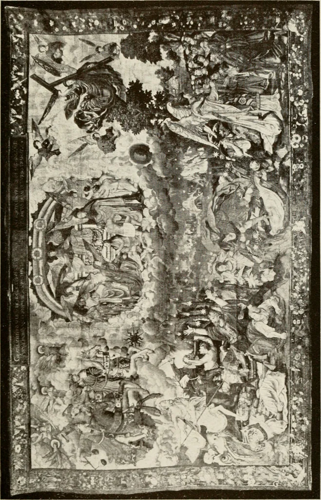 An illustration from The Spanish royal tapastries, 1921, leaf 142