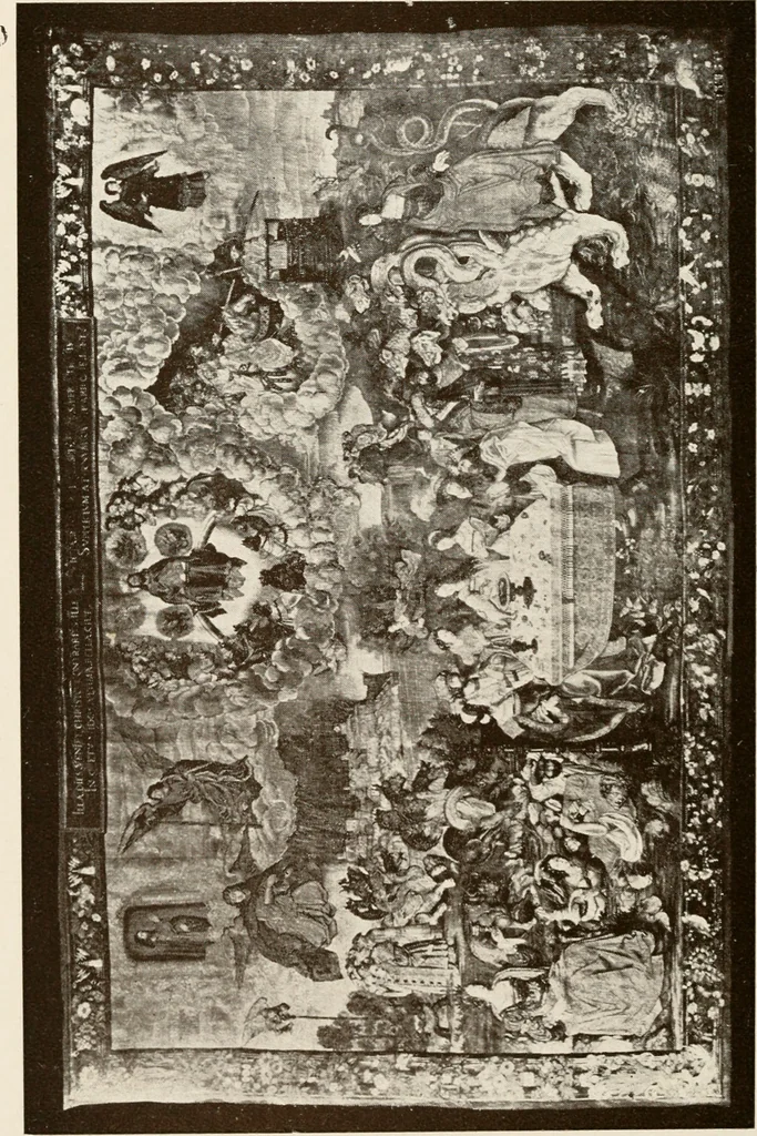 An illustration from The Spanish royal tapastries, 1921, leaf 145