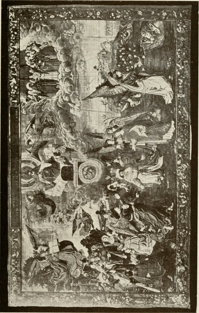 An illustration from The Spanish royal tapastries, 1921, leaf 146