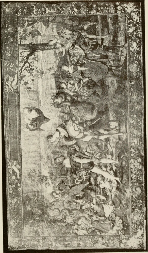 An illustration from The Spanish royal tapastries, 1921, leaf 150