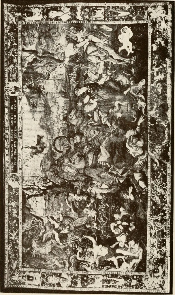 An illustration from The Spanish royal tapastries, 1921, leaf 153