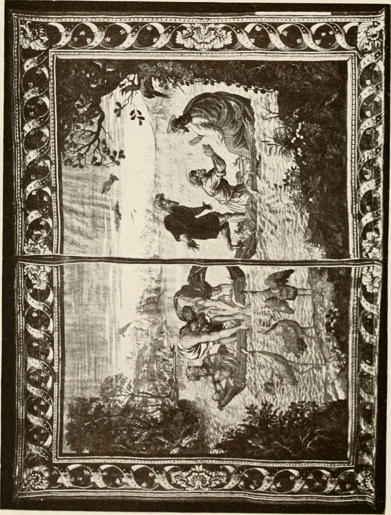 An illustration from The Spanish royal tapastries, 1921, leaf 155