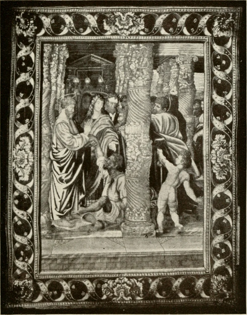 An illustration from The Spanish royal tapastries, 1921, leaf 156