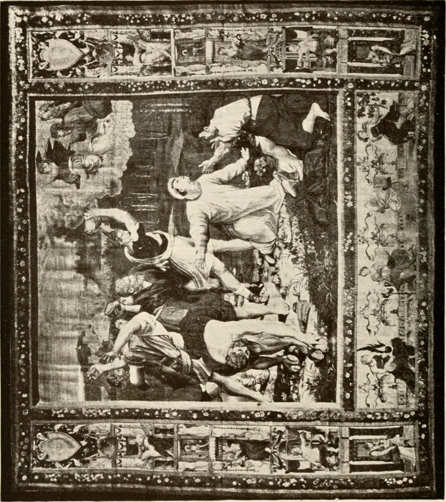 An illustration from The Spanish royal tapastries, 1921, leaf 159