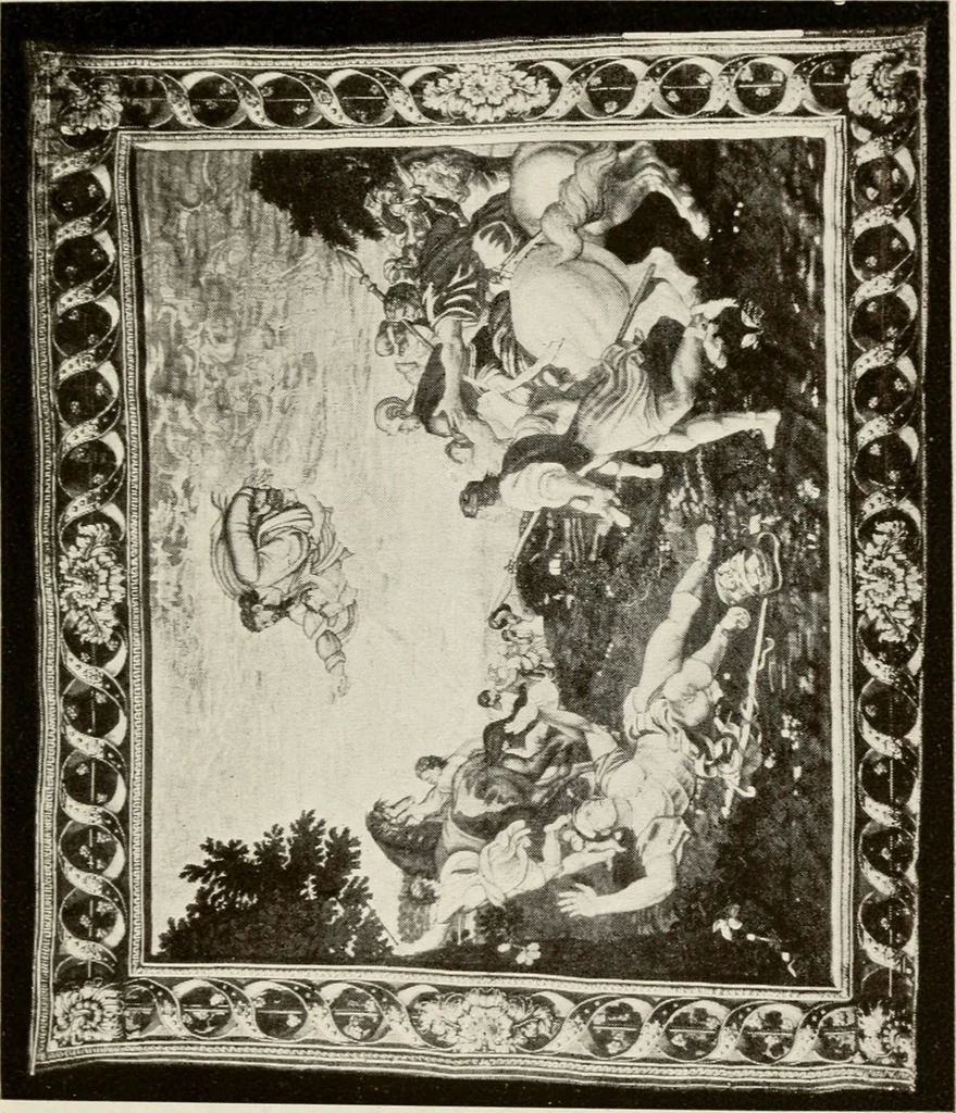 An illustration from The Spanish royal tapastries, 1921, leaf 160