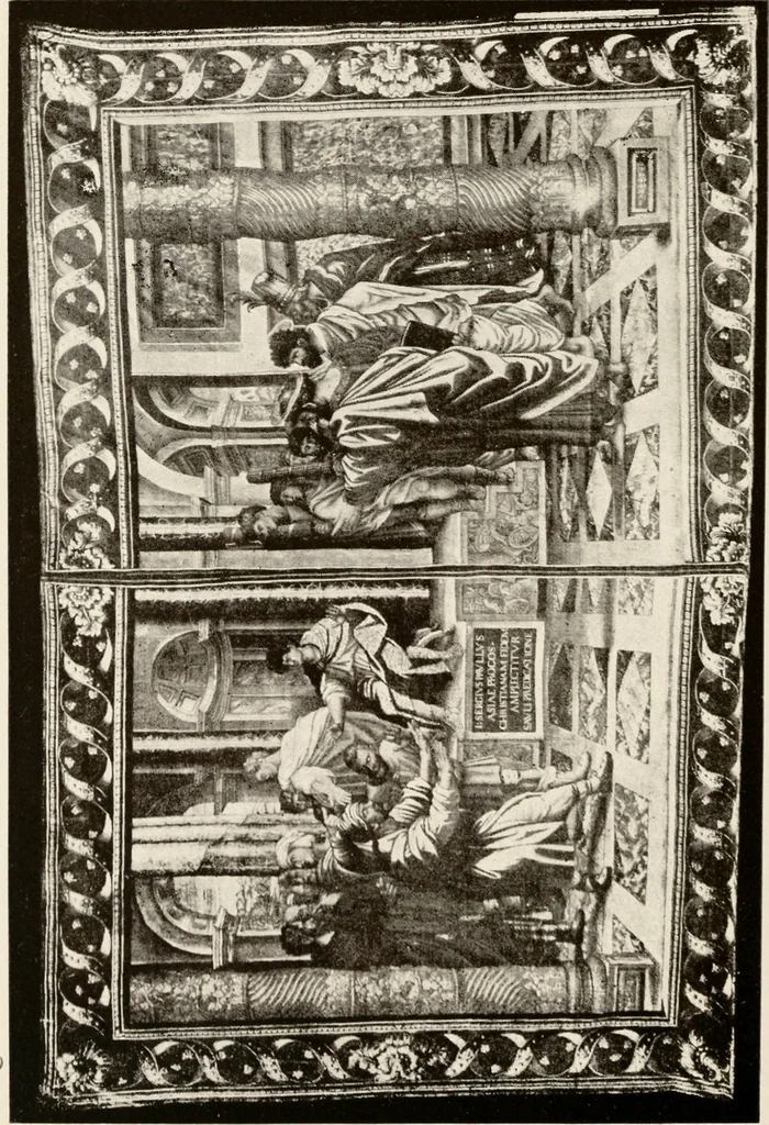 An illustration from The Spanish royal tapastries, 1921, leaf 161