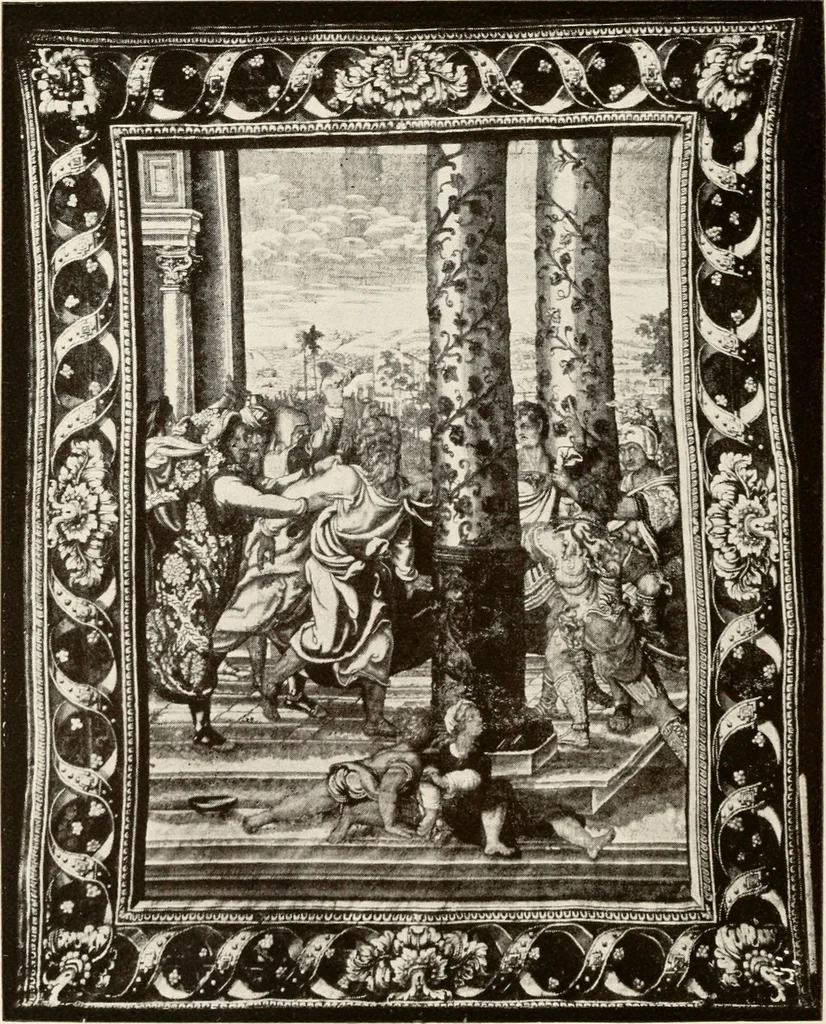 An illustration from The Spanish royal tapastries, 1921, leaf 163