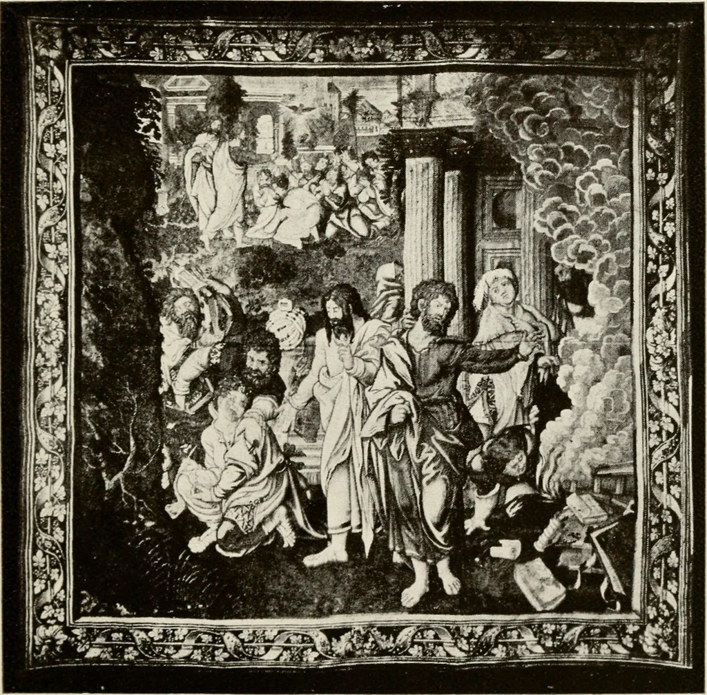 An illustration from The Spanish royal tapastries, 1921, leaf 164