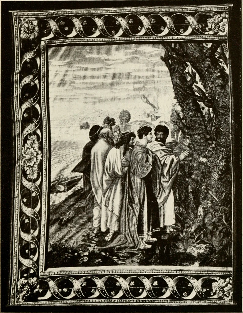 An illustration from The Spanish royal tapastries, 1921, leaf 168