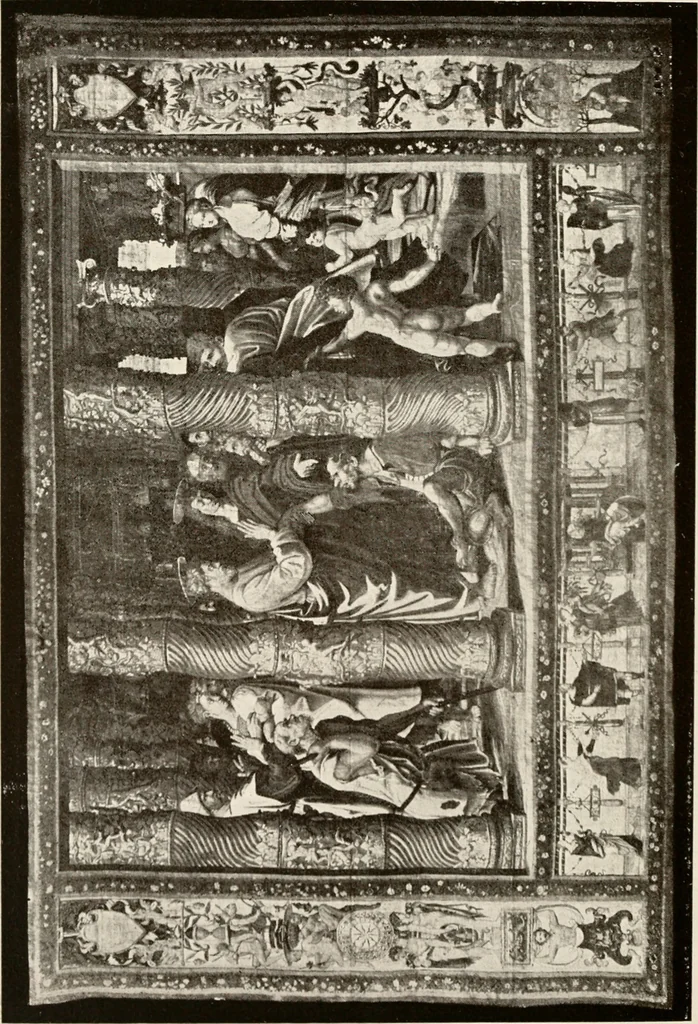 An illustration from The Spanish royal tapastries, 1921, leaf 169